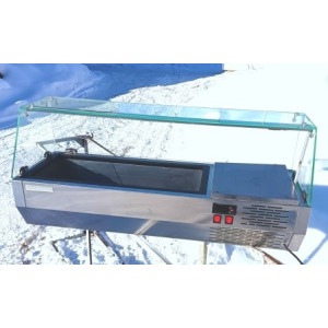 Витрина холодильная настольная Carboma A30 SM 1,0-G 0430